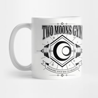 Two Moons Gym - Black Mug